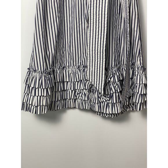 Bell Short sleeve button Front Striped Dress SZ 2 - Picture 6 of 7